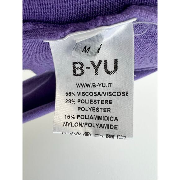 B-YU Turtleneck Long Sleeve Lightweight Pullover Sweater Medium - Picture 6 of 7